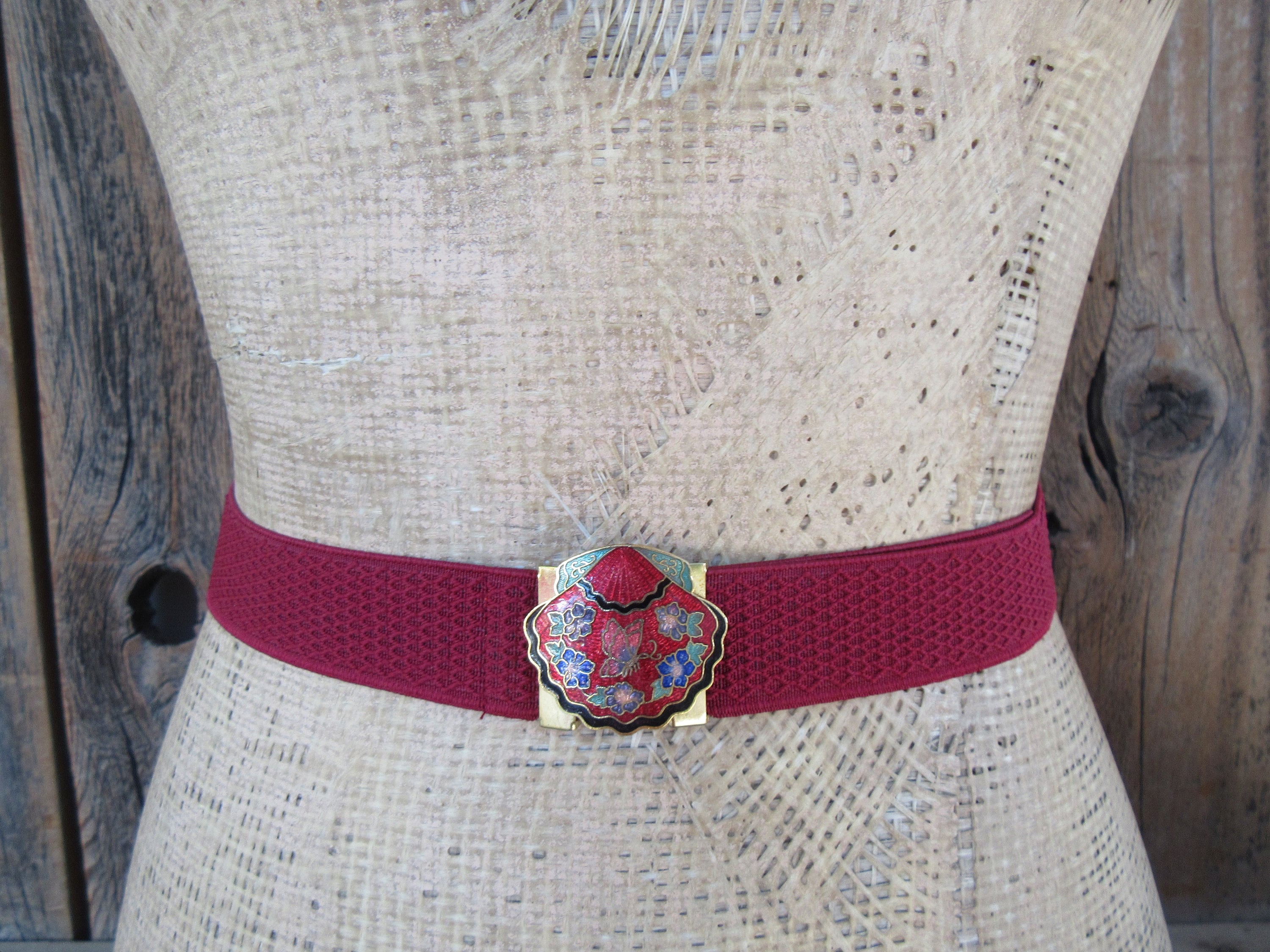 Cloisonne Butterfly Belt - Etsy display picture 2