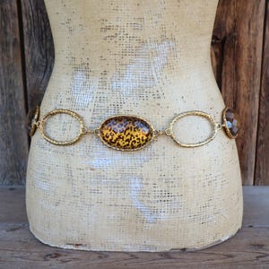 Leopard Chain Belt - Etsy display picture 2