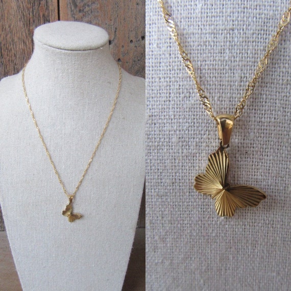 Butterfly charm 2024 chain necklace