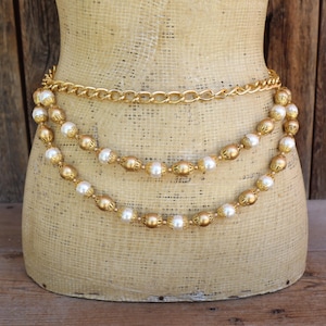 Gold Draped Multi-Chain Rhinestone Waist Belt Amazon.com: ELABEST Gold Waist Belt Rhinestone Chain Belt  main image 3