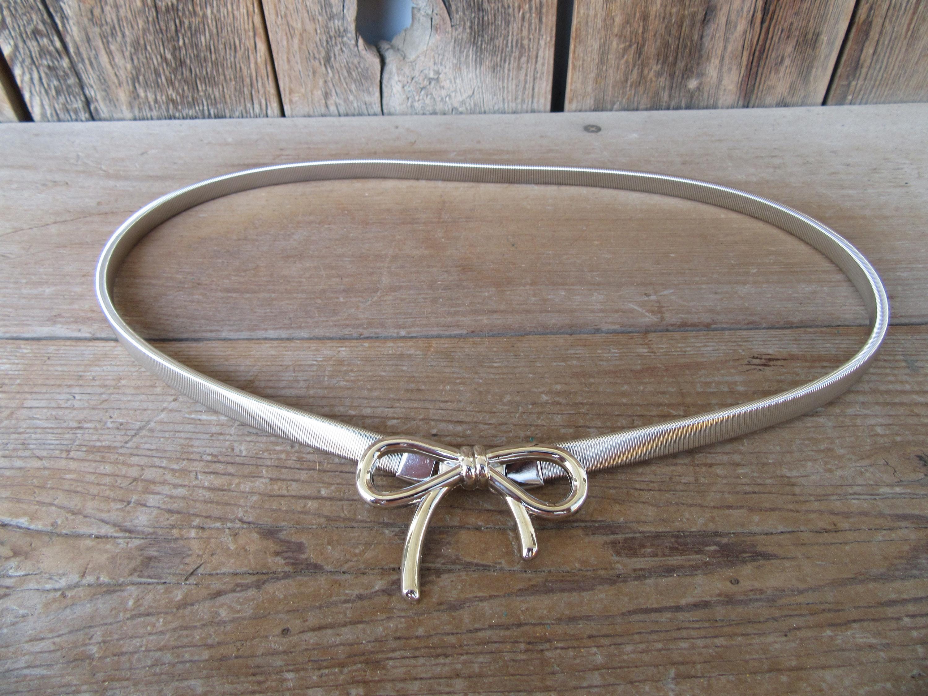 Vintage Slinky Silver 80’s Waist Belt Size 26 Vintage 80s Skinny Silver Slinky Metal Belt - Etsy main image 3