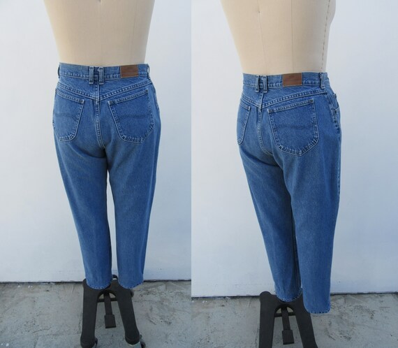 PLUS SIZE 90s High Waist Lee Jeans | Tapered Five… - image 9