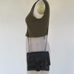 BOlsa Organizadora de Cuero Negro