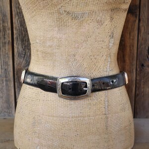 Brighton Vintage 90\'s Santa Fe Concho Belt size Medium chunky southwest Vintage Brighton Concho Belt - Etsy main image 4