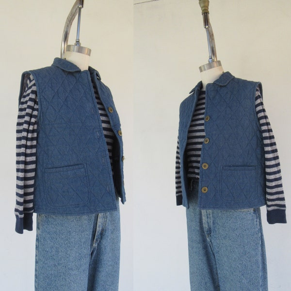 Original Quilted Vest - Denim