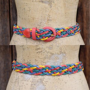 80s Colorful Belt - Etsy display picture 3