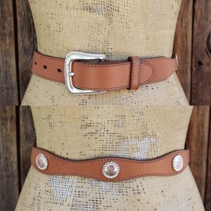 Tan Concho Belt - Etsy display picture 3