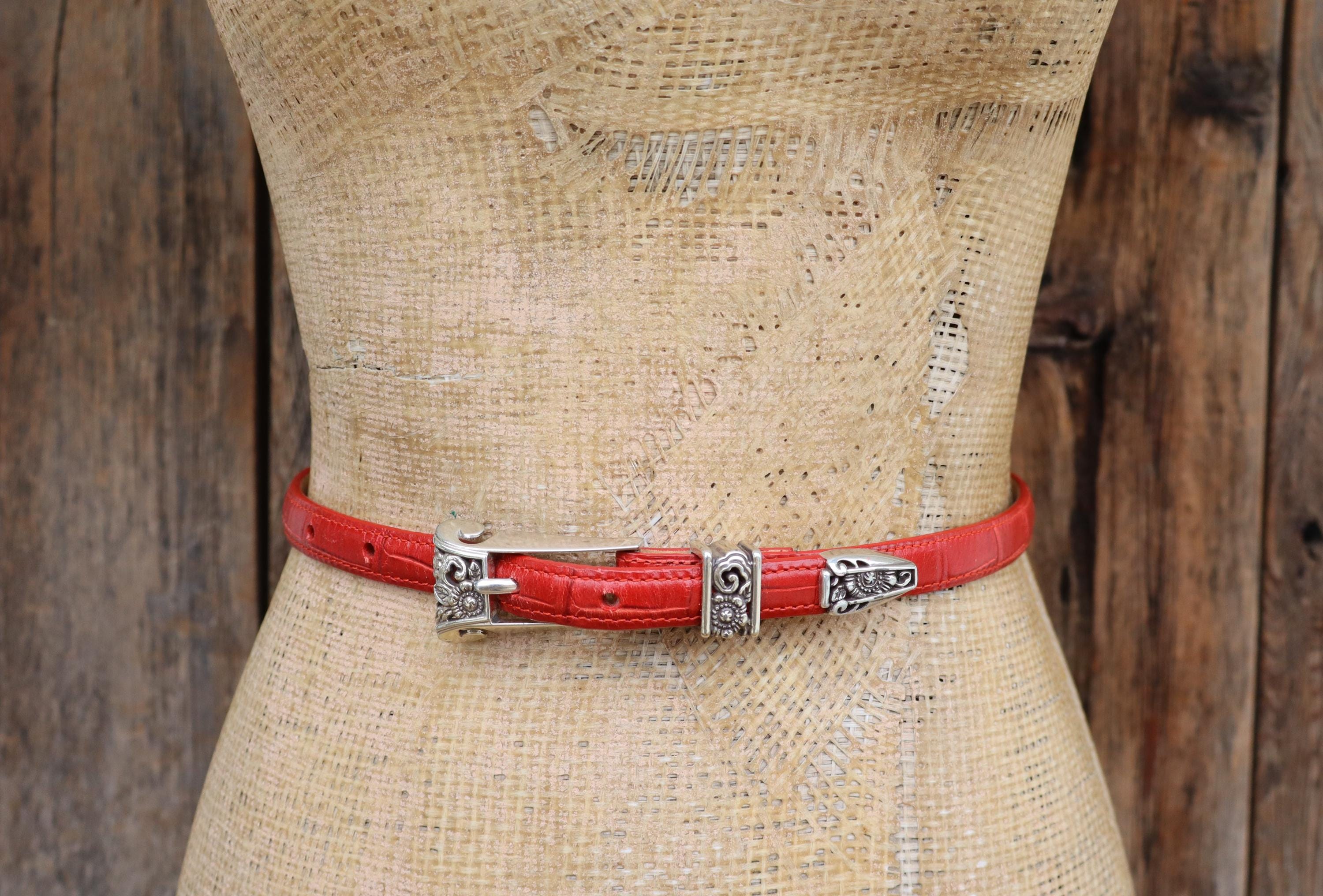 Brighton Red Belt - Etsy