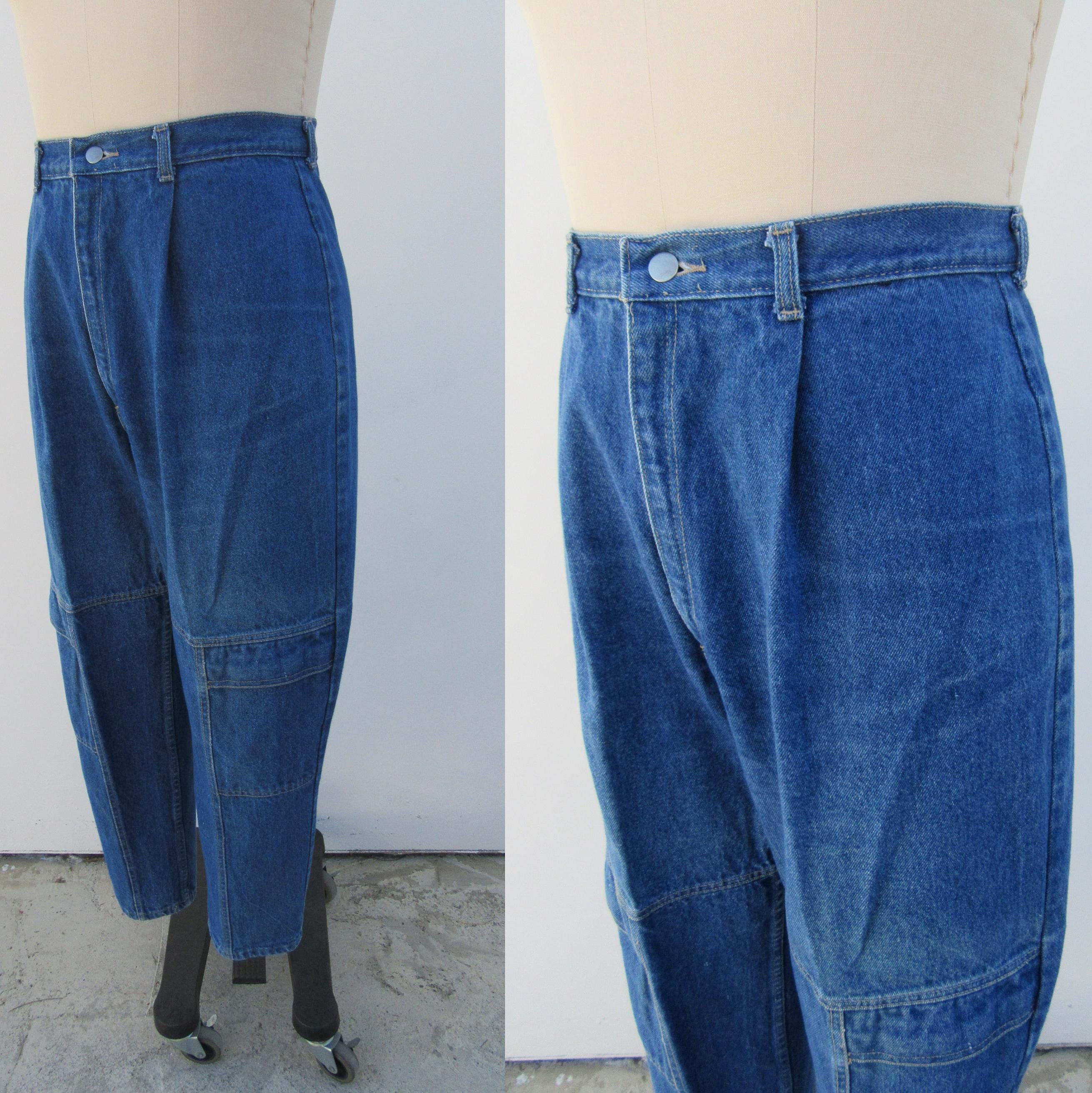 【Raucohouse】80's retro semi balloon denim pants 80's retro semi balloon denim pants - Raucohouse | 60