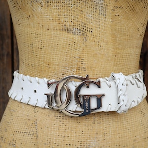 Vintage Guess Y2K Pink Gold Snakeskin Leather G Logo Statement Belt Glam Y2k Guess Belt - Etsy main image 2