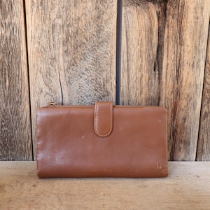 90s Cartera Etienne Aigner de Cuero Vaqueta Color Cafe