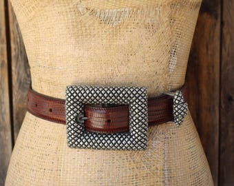 1990s FAHRENHEIT Metal Mesh Belt. Connie Bates, Dead Stock  display picture 2