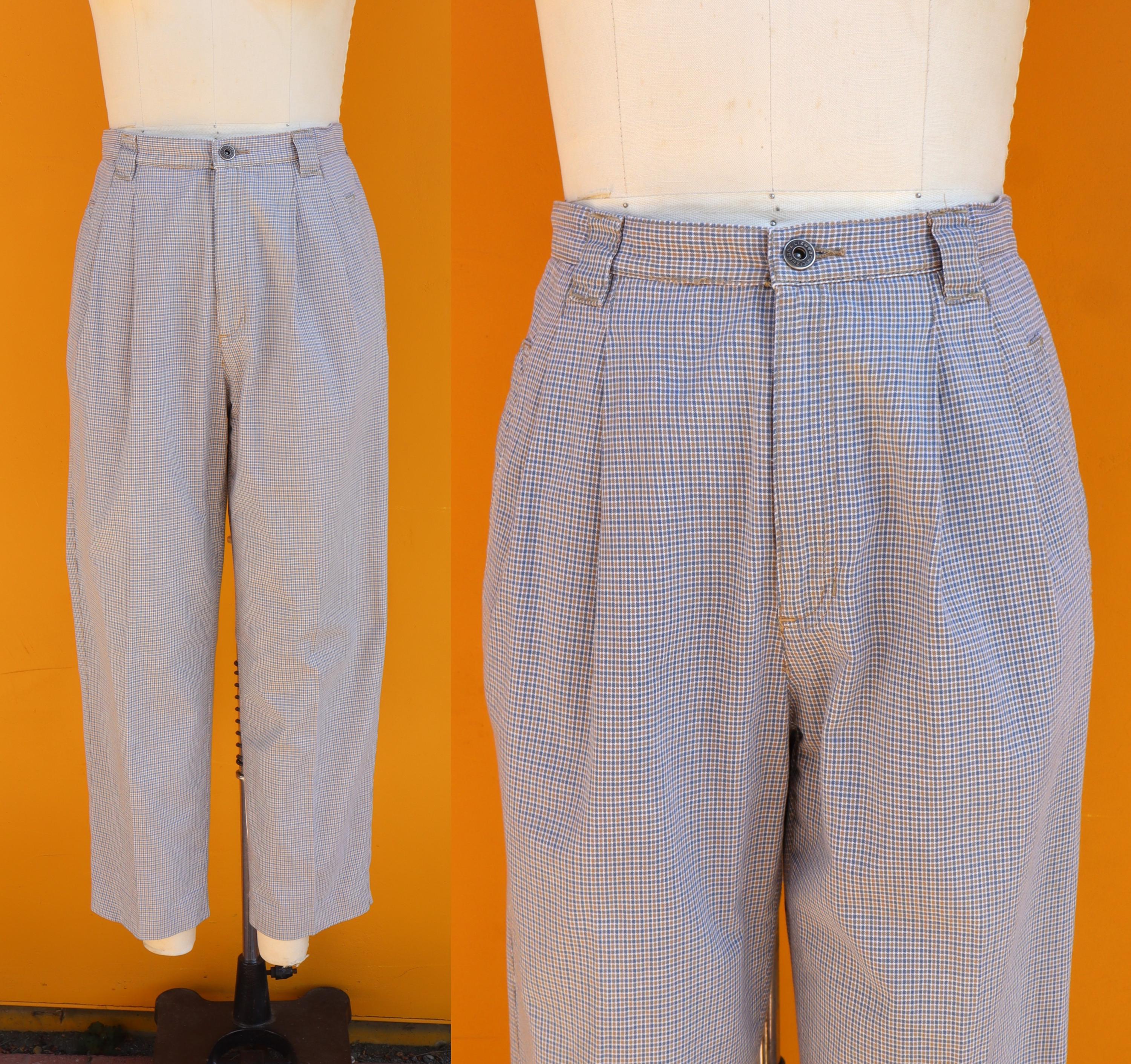90s Checkered Pants - Etsy