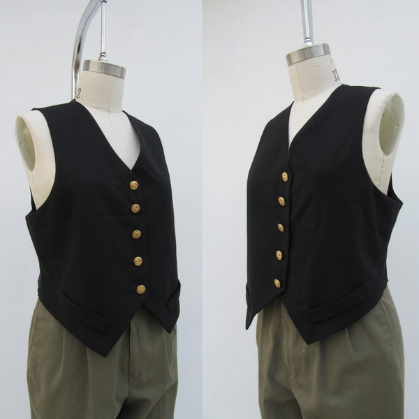 Gold Vest Etsy