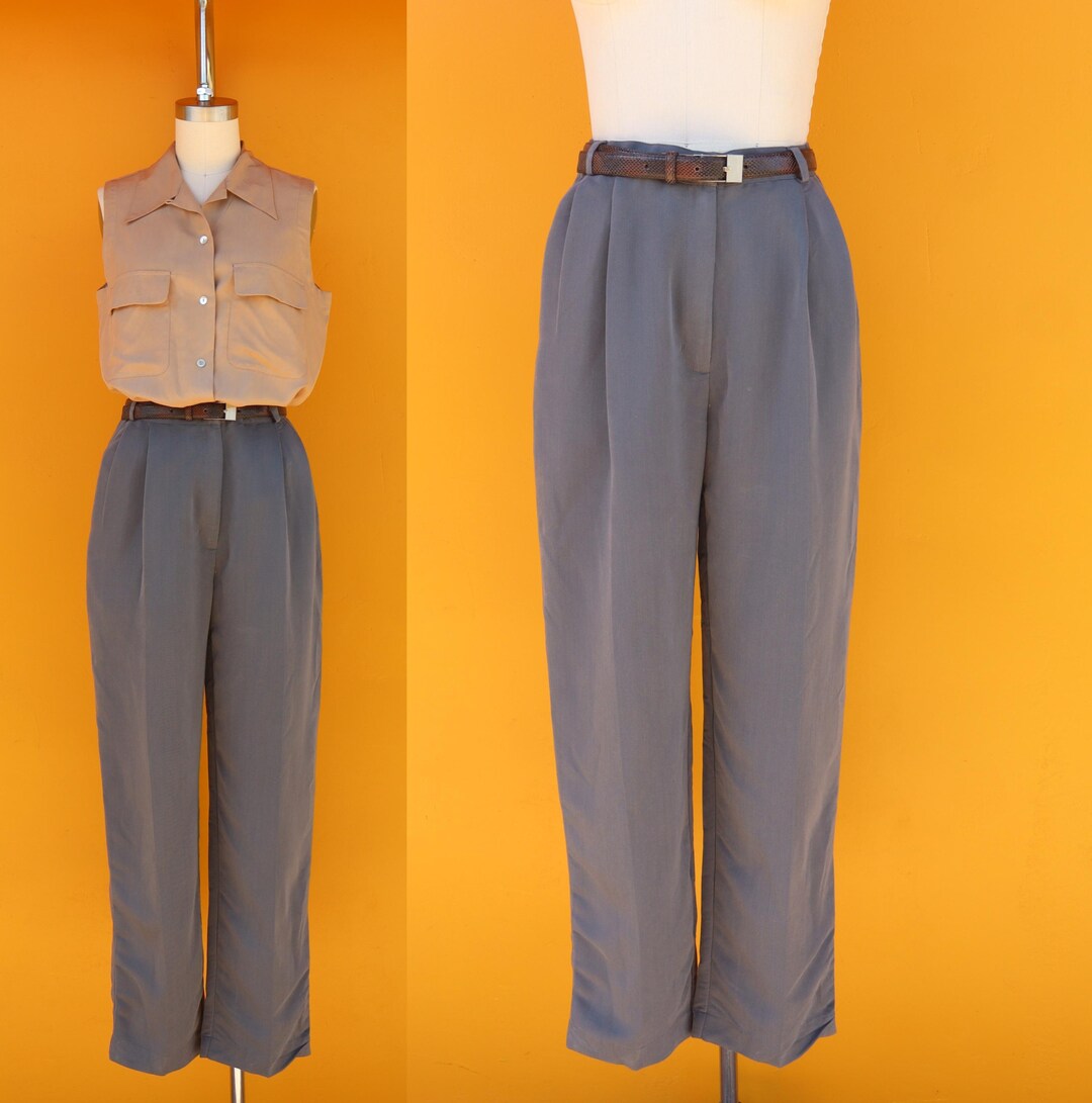 パンツ 90s Closed MFG. Pleated Trousers パンツ 90s Closed MFG. Pleated Trousers 90s Gray High Waist