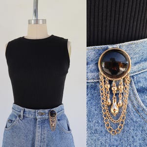 Gold Heart Chain Belt - Etsy display picture 2