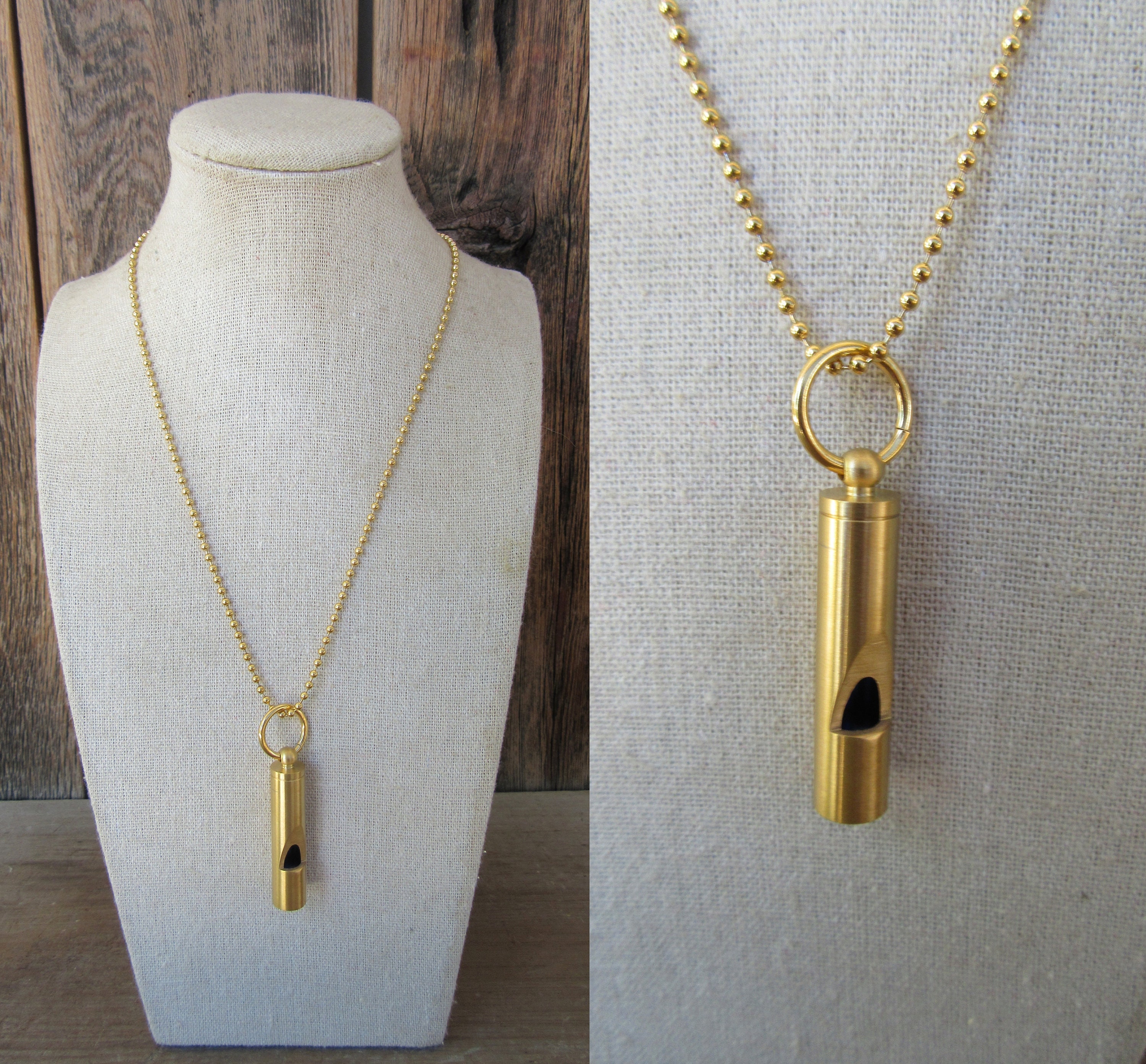 【VINTAGE HOLLYWOOD】Round Ball Lock Long Necklace OLD HOLLYWOOD Rhinestone Pendant and Chain Glamorous Vintage