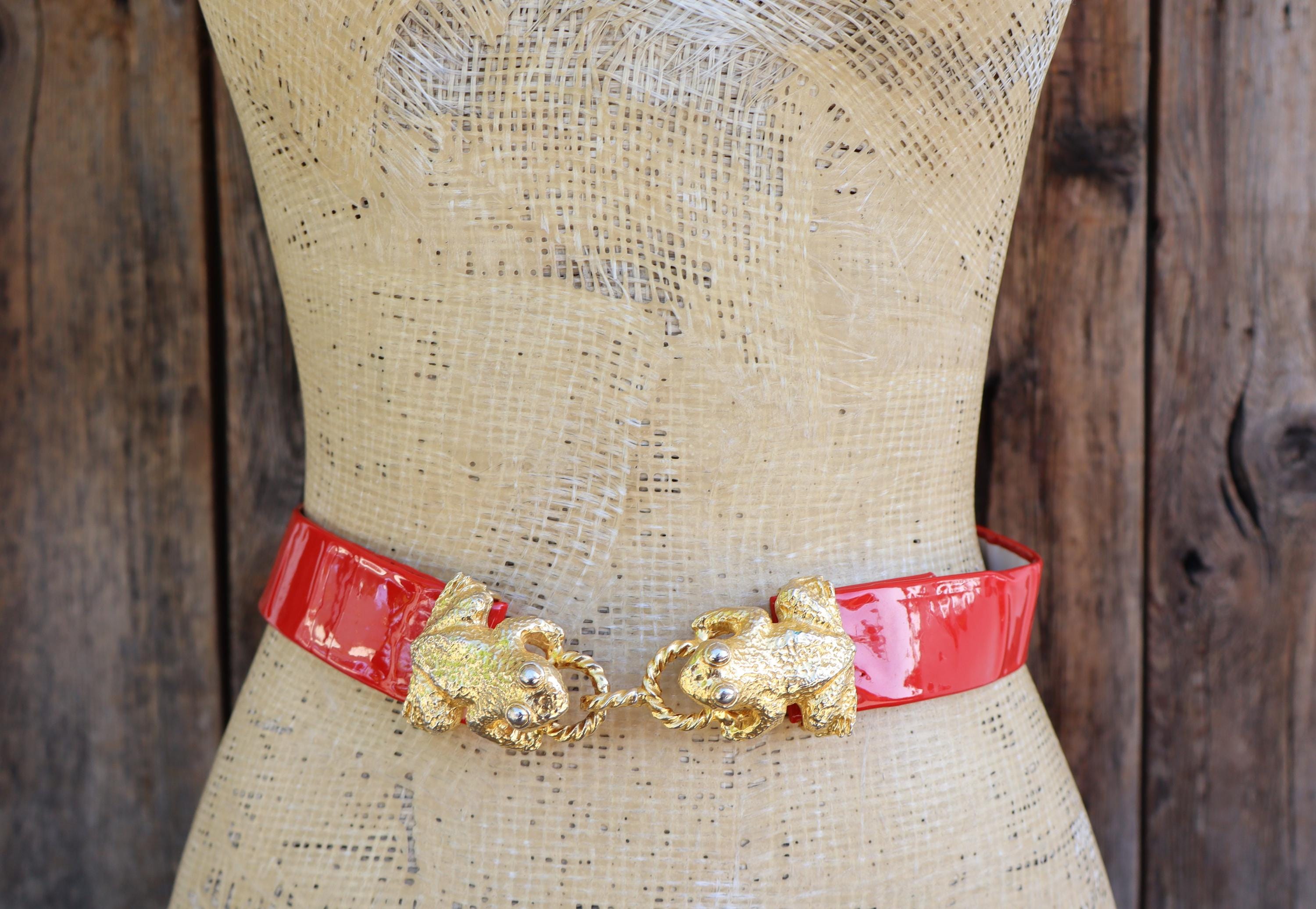 Vintage Pauline Rader Gold Tone Chain Link Belt 34”‎ pauline rader products for sale | eBay main image 2