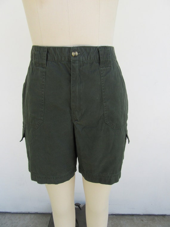 Plus size olive green shorts clearance