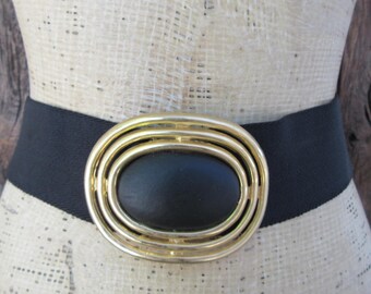 Vintage Striped Elastic Waist Belt with Gold Decorative Buckle il_340x270.6226613151_4qux.jpg main image 2