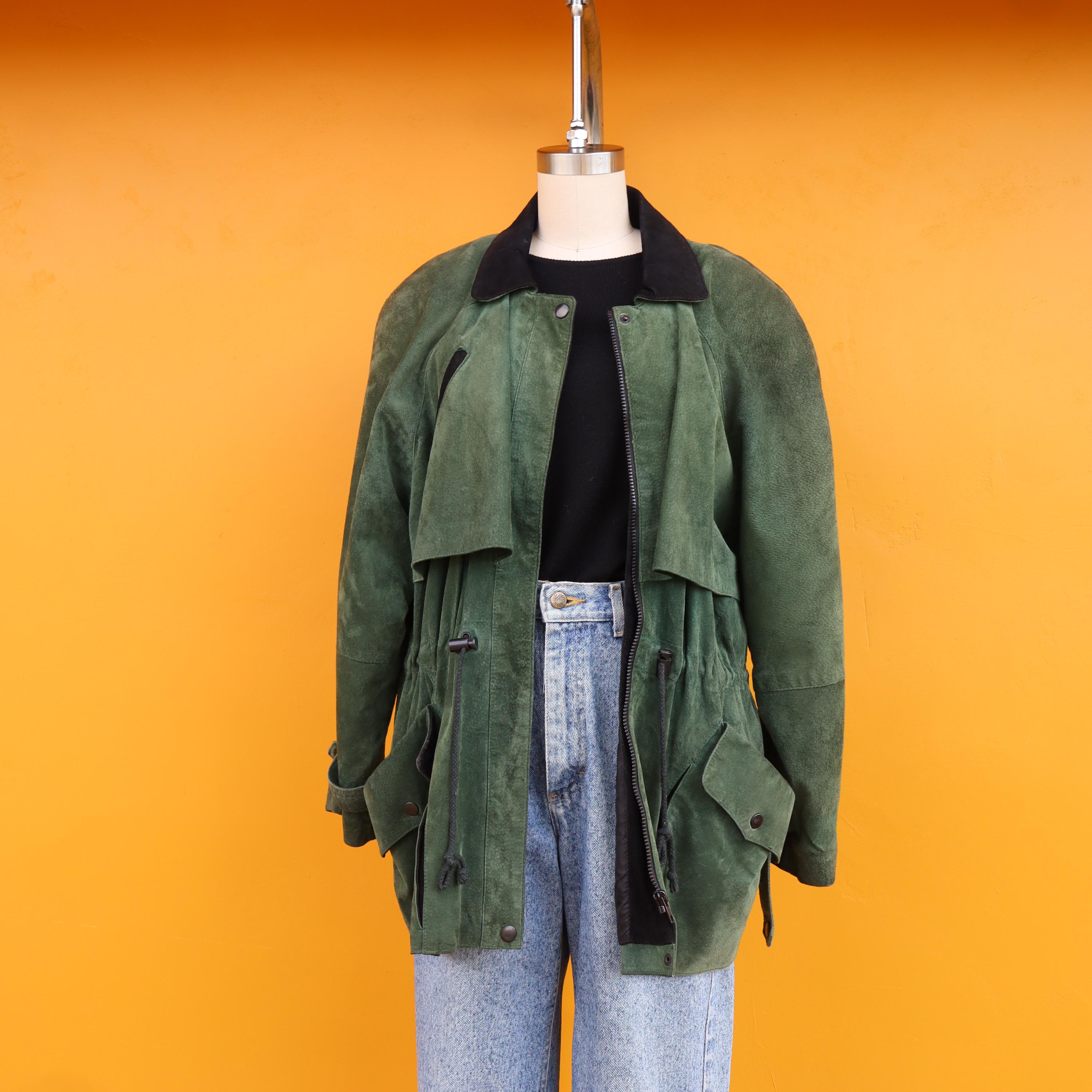 Womens Suede Drawstring Jacket - Etsy