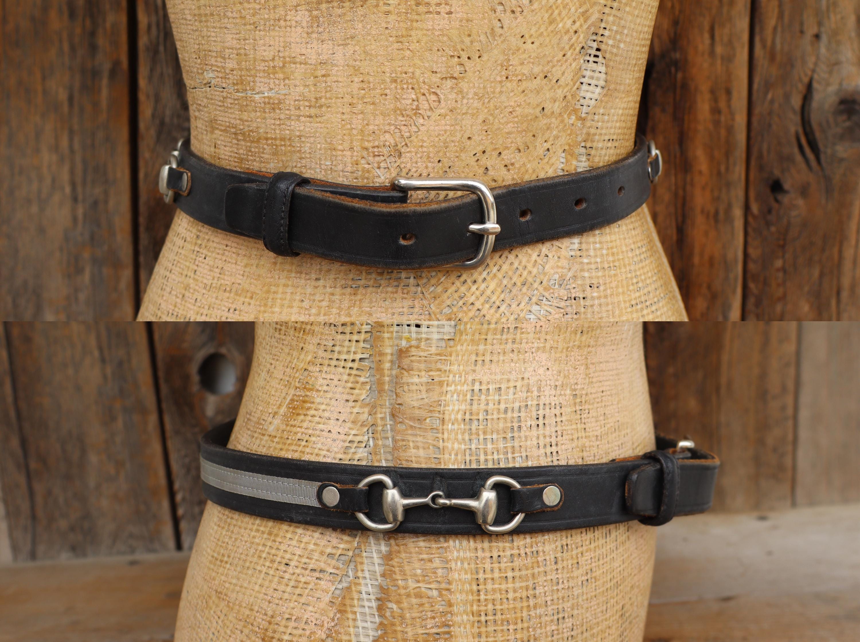 Cintura COUNTRYPRIDE In Pelle Con Cristallo Nero: Per Donne, Equitazione, Clearance - Foto 2