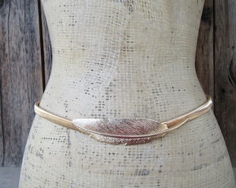 Zara Leaf Stretch Belt Size 28” NWOT All Item Prices Include  display picture 1