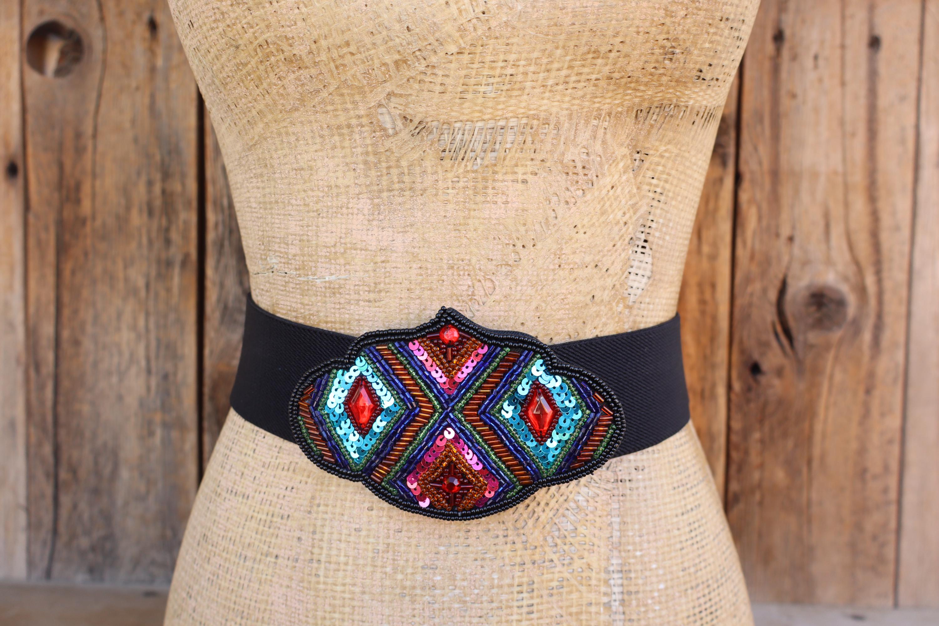 Multicolor Wide Belt - Etsy display picture 3