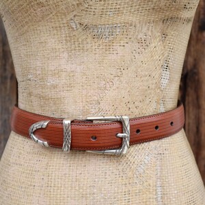 Brown Lizard Belt - Etsy display picture 3