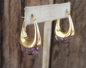 アクセサリー 90s Chunky Vanilla Cream Hoop Earrings 90s Chunky Vanilla Cream Ice Cube Hoop Earrings | Minimal