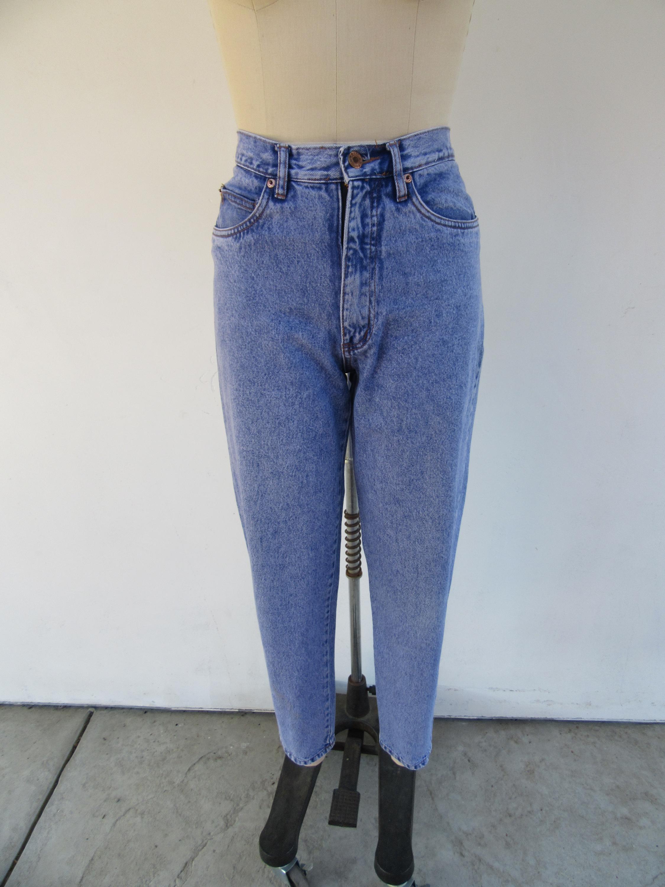 80s 90s LA GEAR High Waist Denim Five Pocket Jeans | Mom Jeans