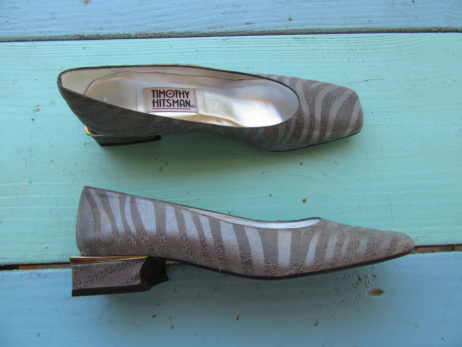 1990s square heel pumps, square heel flats, zebra pumps, ballet flats 90s minimalist, block heels, square toe career pumps, size