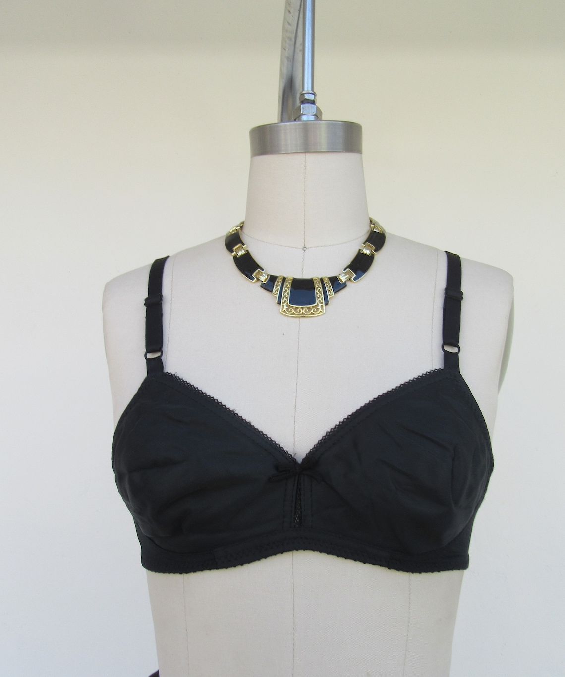 80s Black Vintage Bra JcPenney Vintage Bra Brassiere Etsy
