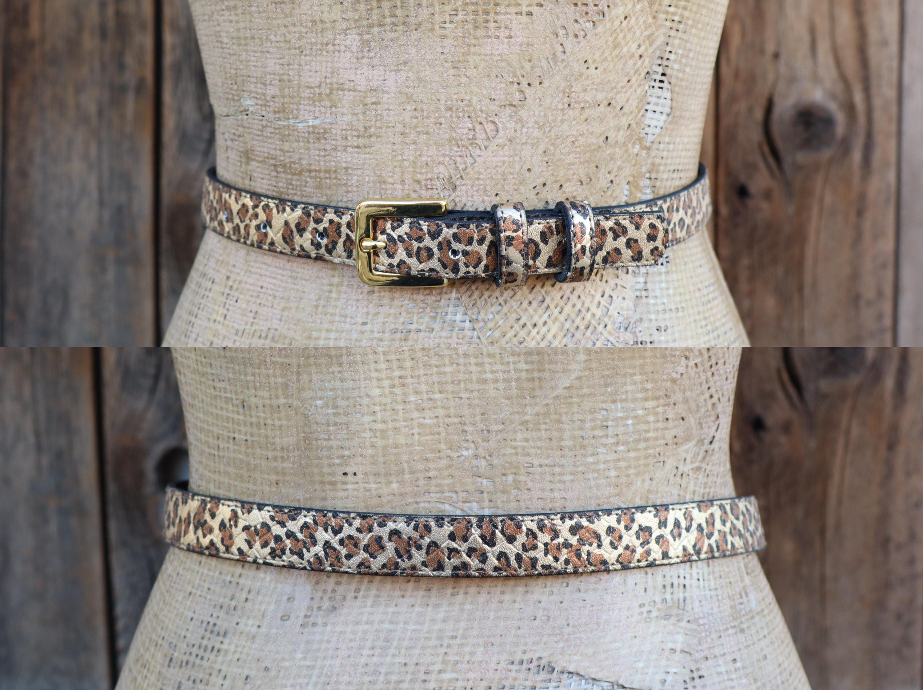 Vintage Gold Leopard Belt - Etsy display picture 2