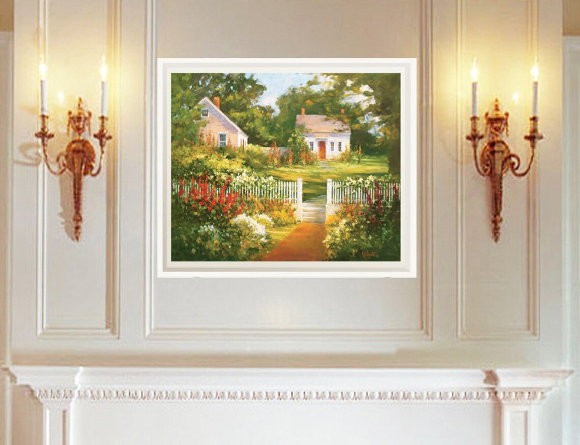 Landscape Wall Art Print From Original Oil Painting Landscape Etsy