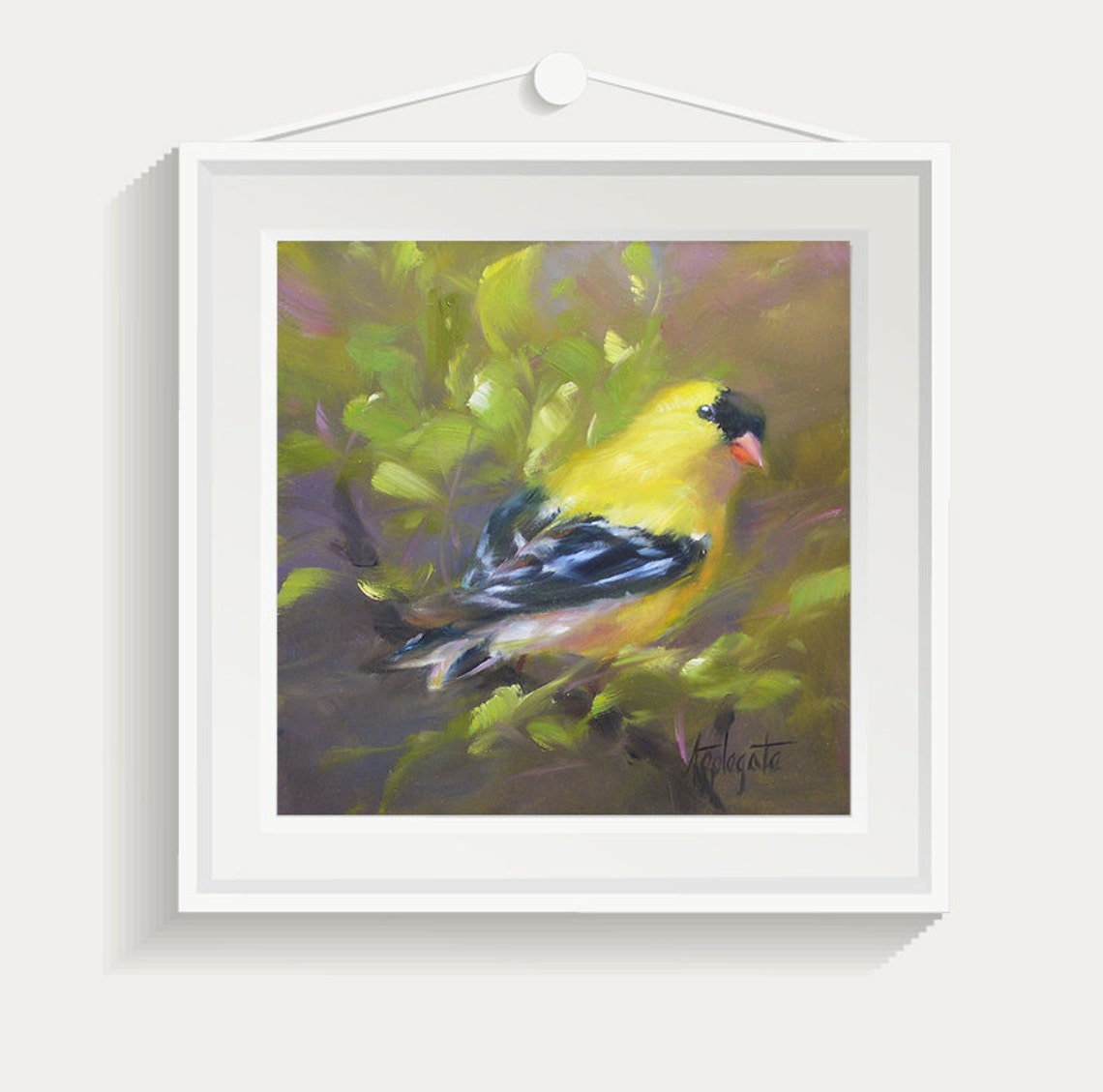 Bird Painting Bird Print Bird Nursery Decor Wall Art Etsy