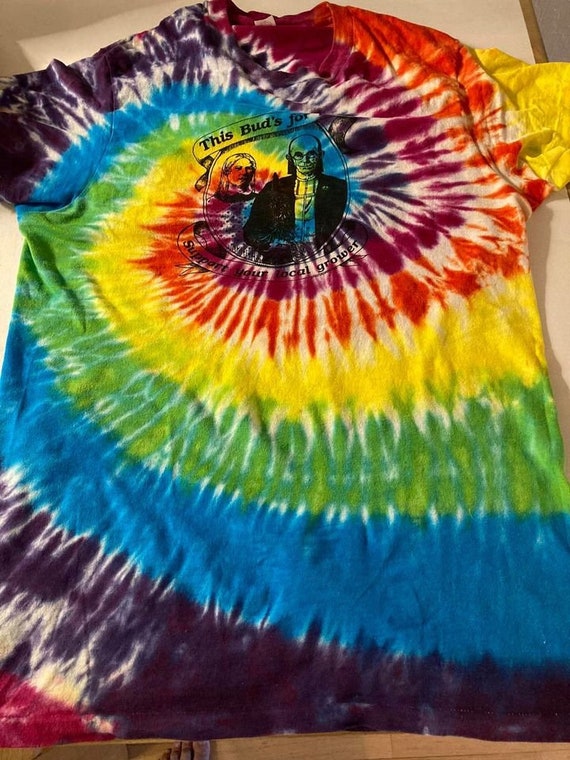 Circa 1982 rainbow swirl tie dye