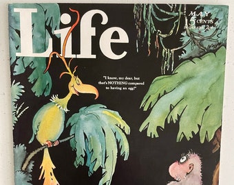 Life Magazine, May 1934, Complete Issue ft. Dr. Seuss Cover, Rare Collectible Issue