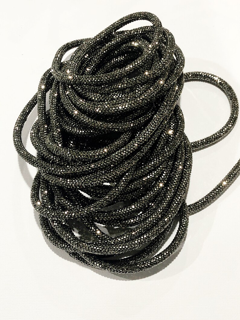 Flexible Rhinestone Rope Trim in Red Blue Zircon Turquoise Etsy