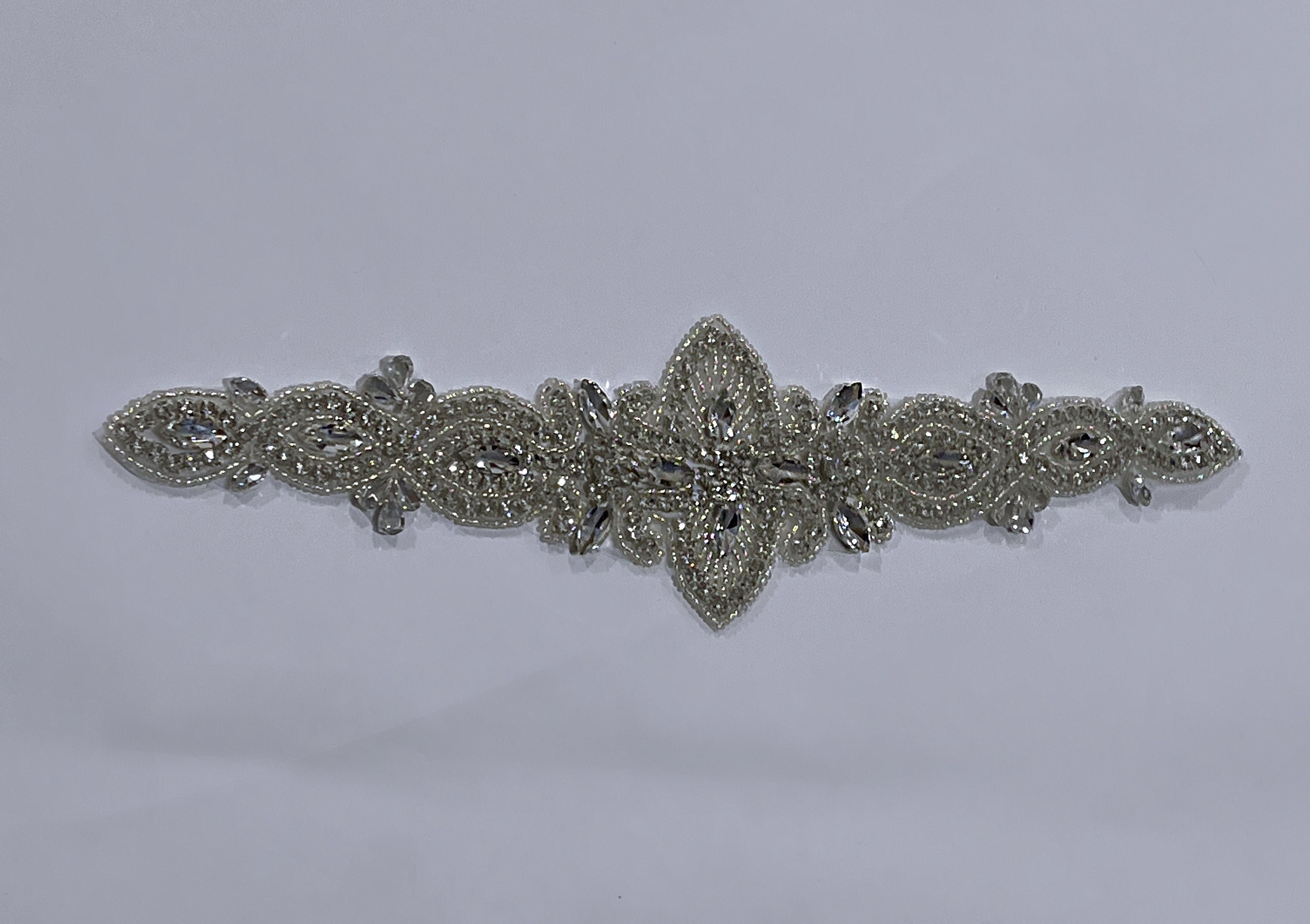 Victoria’s Secret Rhinestones Elastic Waistband Crystal Women\'s 1 In Dress Belt Perfect Bridal Evita Statement Crystal Dress Belt main image 3