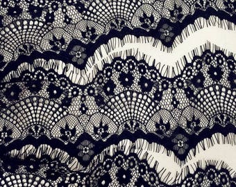 Fahion Eyelash Lace Fabric ,Wedding Decoration DIY Crafts Width 12cm* 3Ms by piece