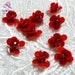 50pcs/lot 3D Sequin Flowers Handmade Sew-on Patches DIY Wedding Crafts Shoes Bags Garment Design Accessory 2cm 