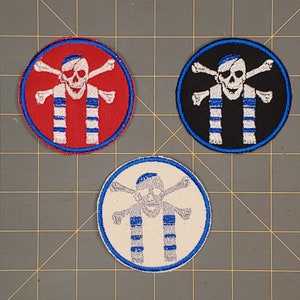 Jewish Pirate- circular 3&quot; Embroidered Patch