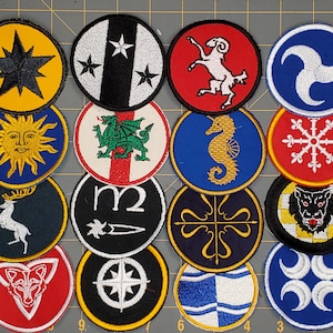 SCA Kingdom-3&quot; Circular Embroidered Patches