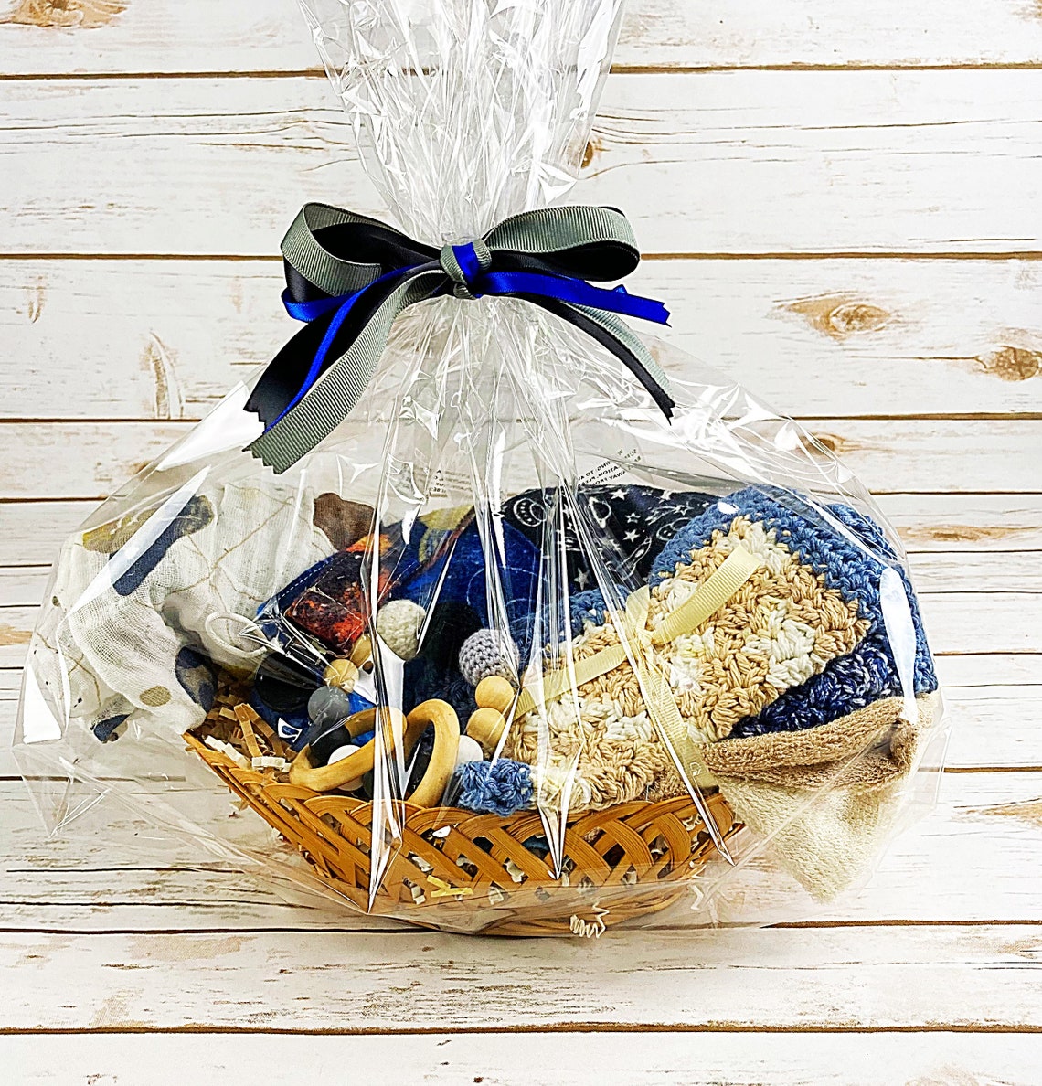 Outer Space Baby Gift Basket / Baby Shower / Baby Gift / Baby Toys