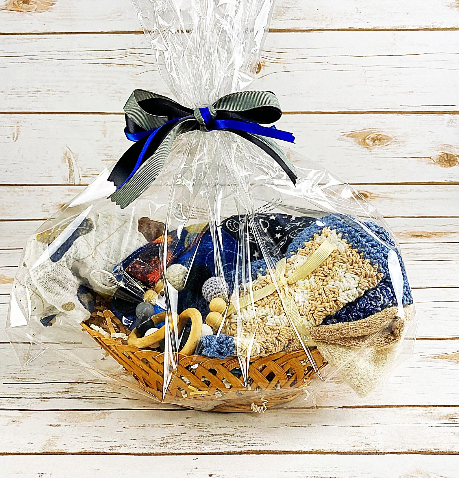 Outer Space Baby Gift Basket / Baby Shower / Baby Gift / Baby Toys