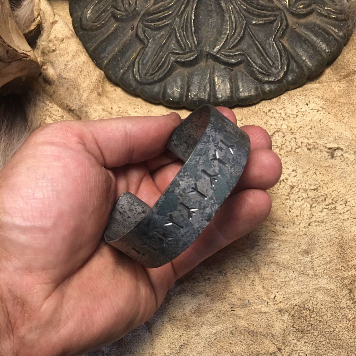 Rune Reincarnation Bangle - Etsy