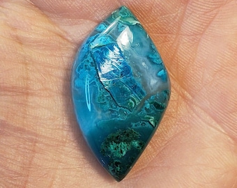 41,06 ct Silica Chrysokoll Freeform Cut Lose Cabochon