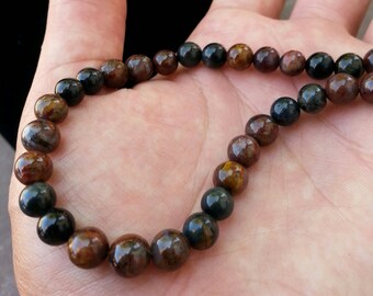 Natural Starlight Pietersite Gemstone Carved Pixiu Necklace Reiki Healing #15