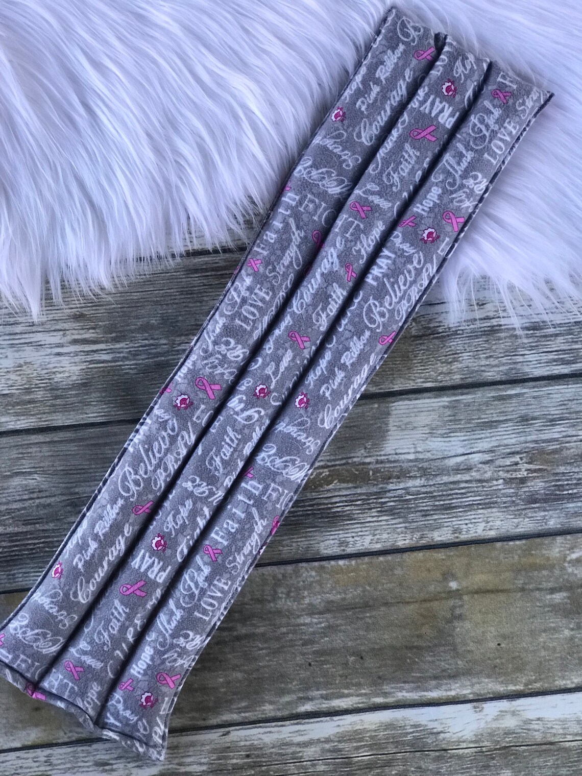 Microwaveable Heating Pad Breast Cancer Awareness Chemo Etsy